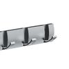 Thickened Invisible Hook 5 Hook Wall Mounted Coat Rack Folding Hideaway Coat Hooks Door Rear Key