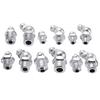 130Pcs Hydraulic Grease Nipples Galvanized Metal Grease Nipple Fitting