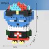 6cm high particle building blocks assembly toys mini desktop ornaments room decoration Halloween Christmas anime cartoon kawaii