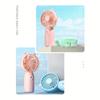 Cooling Handheld Fan White Pink Blue Green Noise Free Fan New Cooling Device  Outdoor Activities