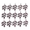 30 Stück/Set Blatt Filigran Wraps Verbinder Metallanhänger DIY Fundstücke Schmuckherstellung