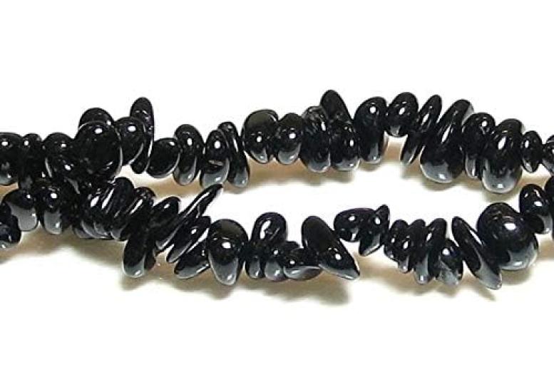 [Kobe Hokodo] Black Tourmaline Tumble 80cm Necklace