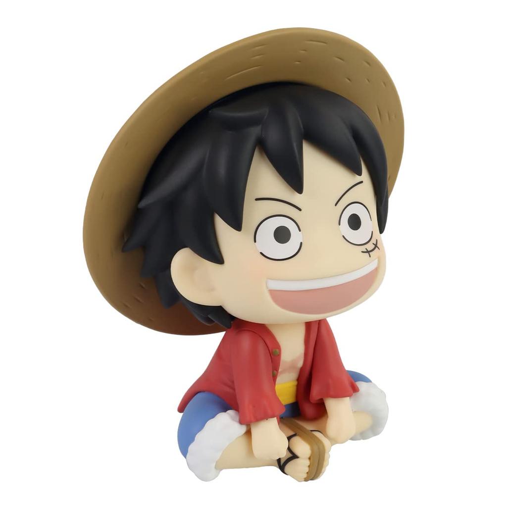 MegaHouse Rukappu ONE PIECE Monkey Luffy Ungefähr 110mm PVC Fertigfigur MH82981 D. Vorlackiert