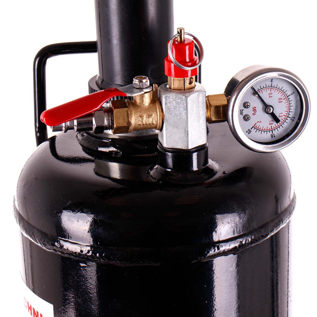 Serbatoio di Pressione Gonfiatore 9L Gonfiaggio Rapido Pneumatici Tipo Bazooka