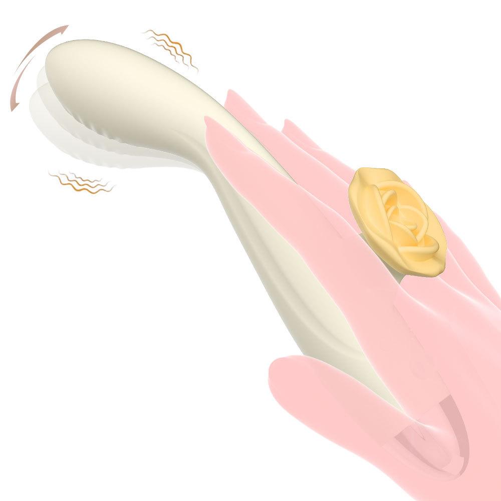 Finger Vibrator Sexspielzeug für Erwachsene - G-Punkt Vibrator Klitoris Stimulator Spielzeug mit 10 Leistungsstarken Vibrationsmodi Verstellbarer Brustwarzenmassagegerät Weibliches Sexspielzeug