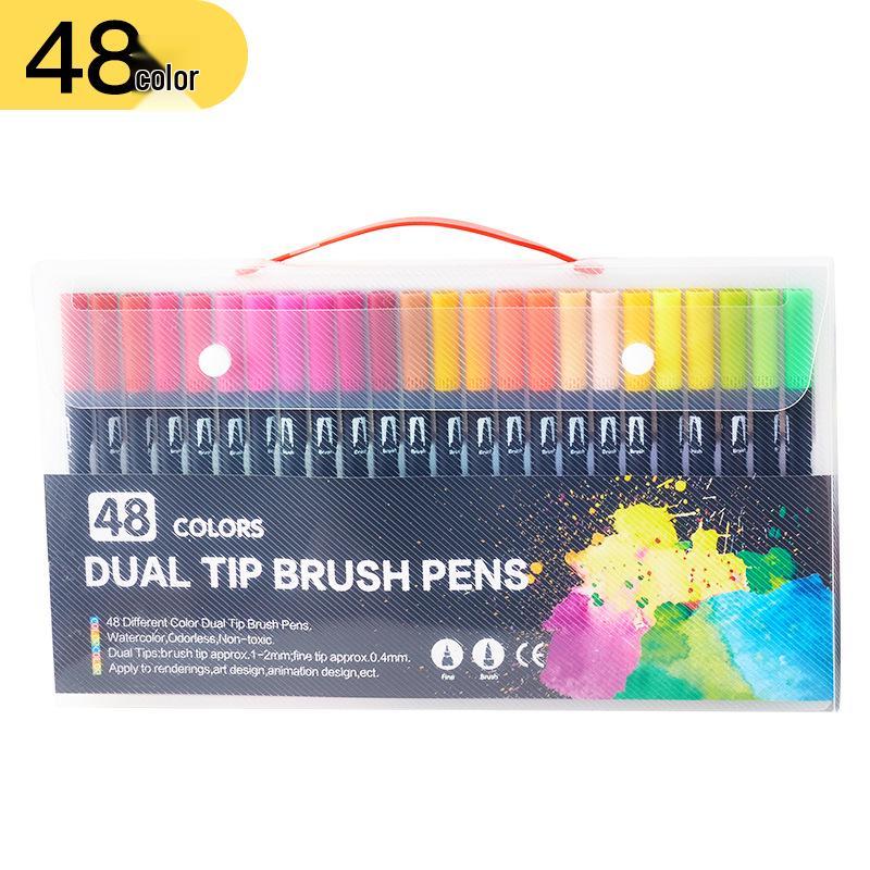 Dual-Tip Washable Watercolor & Fine Liner Pen Set