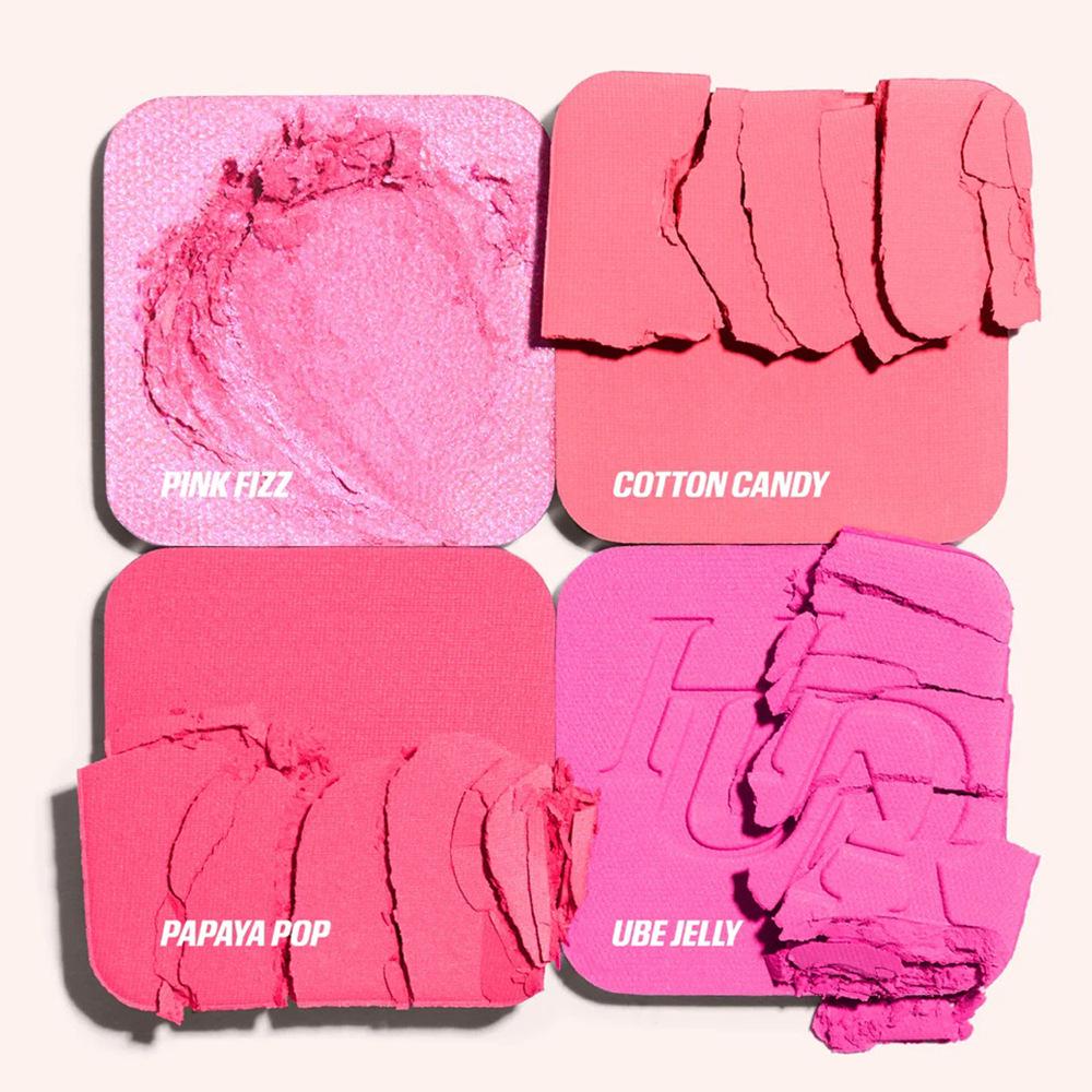 Huda Beauty Czterokolorowa Paleta Różów i Rozświetlaczy