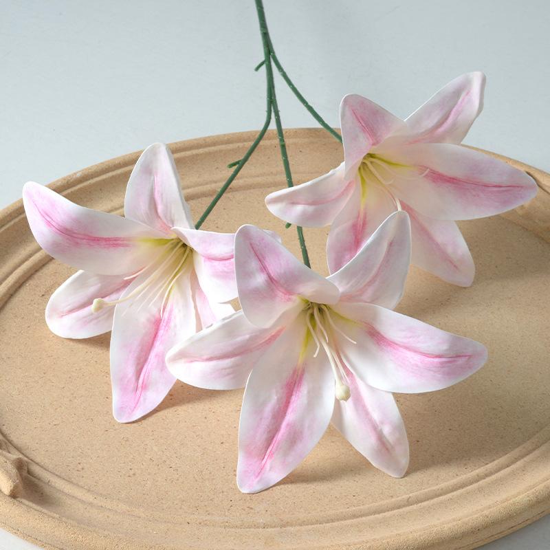 1PC Simulation Lily Artificial Flowers Wedding Hall Decor Flower Wall Shooting Props Layout Accessories DIY Decoration Supplies