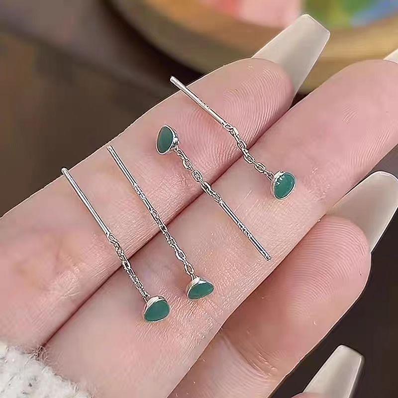 

Серьги-капли авокадо зеленого цвета для женщин и девочек, модные, изысканные, летние, новые стильные серьги для вечеринки, свидания, подарка зелёный