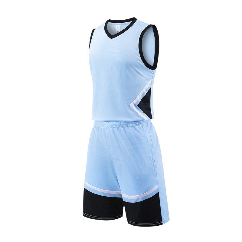 Summer new men's and adults basketball uniforms, children's and women's youth training game jerseys, quick-drying and breathable printing