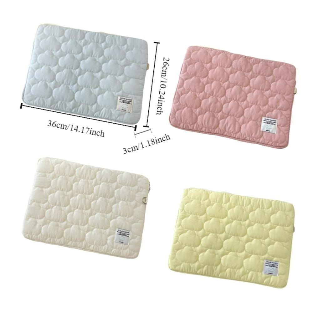 Korean Style Laptop Sleeve Padded Tablet Protective Case Soft Laptop Bag Notebook Storage