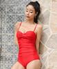 Tyubeuteuli Basic Shirring Glam Monokini B714 Red
