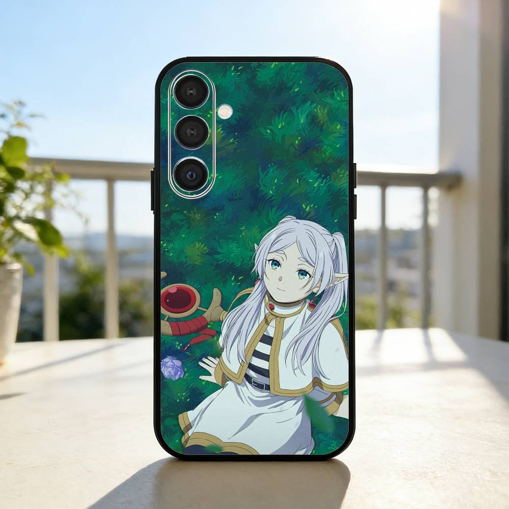 Sousou No F-Frieren Phone Case For Samsung  A73,72,71,A52,51,40,41,A22,A32,31,A13, Soft Black Shell