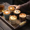 150ml Japanese Ceramic Coffee Cup Pottery Espresso Cups Vintage Kung Fu Tea Cup Office and Household Water Mug Wholesale