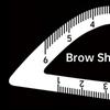 Eyebrow Shaping Ruler Brow Ruler,Professional for Beginners Positioning Lightweight Fast Drawing