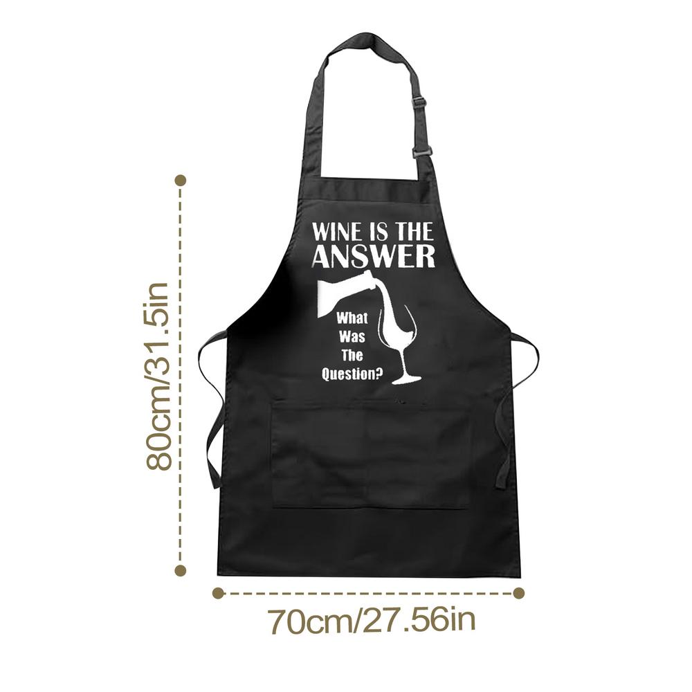 Cooking Aprons Waterproof Bib Apron with 3 Pockets Kitchen Chef Barbecue Lover Colorful Printed BBQ Apron for Outdoor Indoor