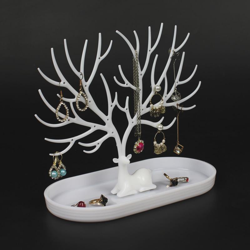 Deer Jewelry Frame Deer Horn Tree Shaped Earnail Jewelry Display Frame Earring Frame Bracelet Jewelry Storage Jewelry Hanger