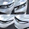Carbon Fiber Headlight Eyebrow Eyelid Cover Trim Decoration Sticker For Toyota Camry 2024      2018 Accessories