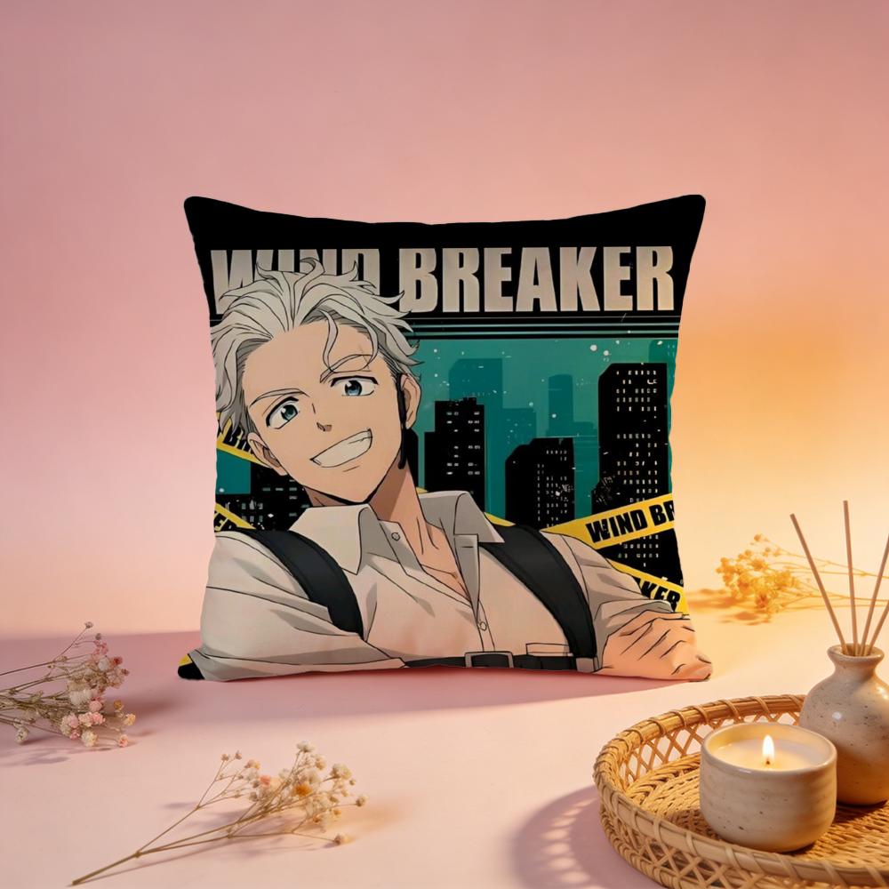 Popular WWind Breakered Cushion Cover Comfortable Durable Pillow Cover MultiScene for Home Office Car Sofa