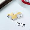 Animal Acetate Puppy Hair Claw Creative Dog Hairpin Personalized Corgi Hair Clip  Girls