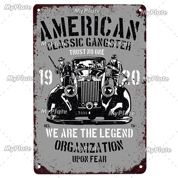 Cafe Racer Metal Sign Vintage Plaque Tin Sign Wall Decor For Garage Club Plate Crafts Ride Biker Poster Motorcycle