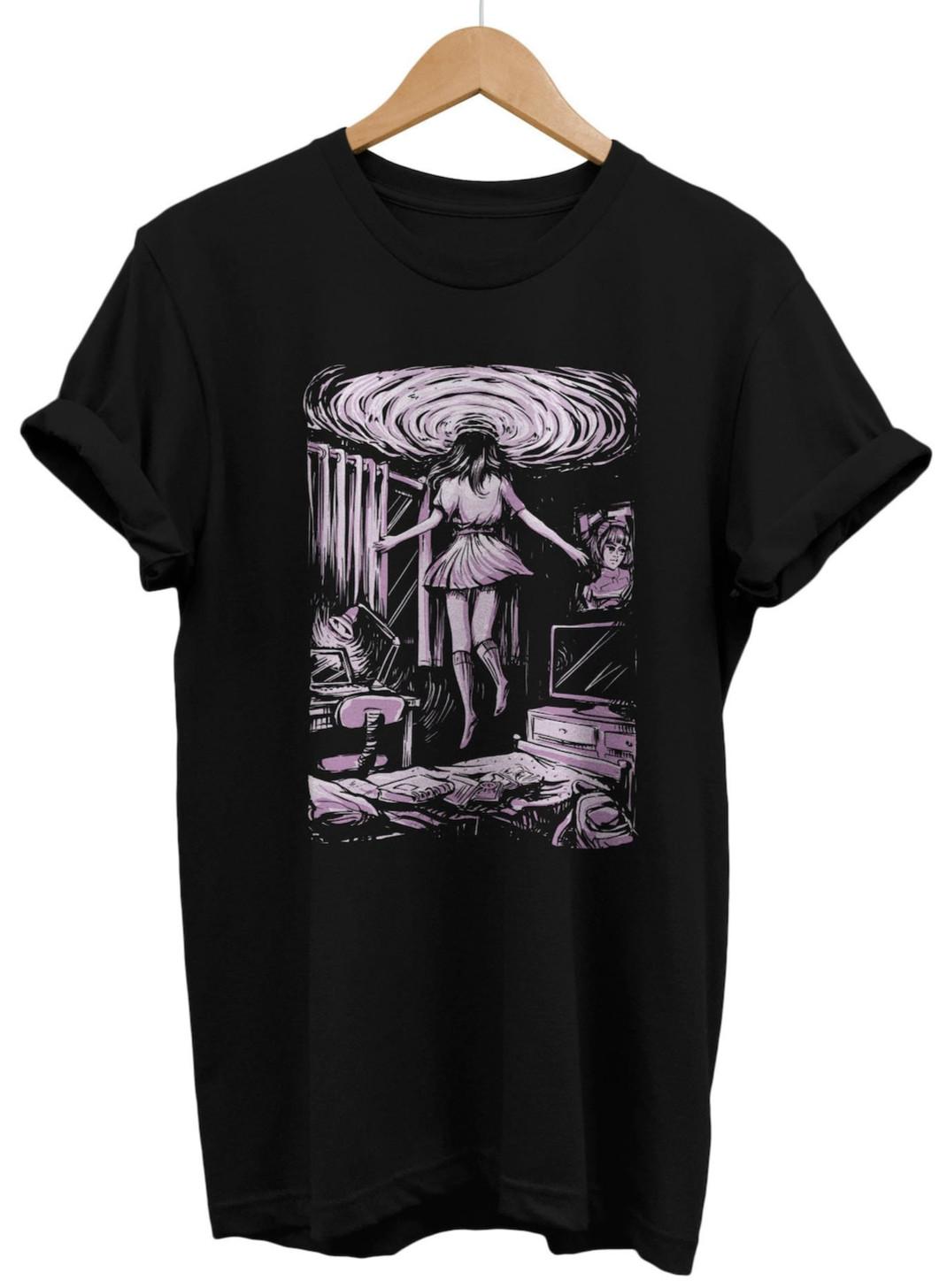 Multiverse T-shirt, Grunge Clothing, Alternative Shirt, Urban Outfit L