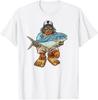 Northern Outdoors Permit Collection - Permit Fishing Bigfoot Fishermen T-Shirt