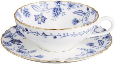Noritake Tea Cup Saucer 180cc Blue Sorrentino Bone China & T58043A/4562