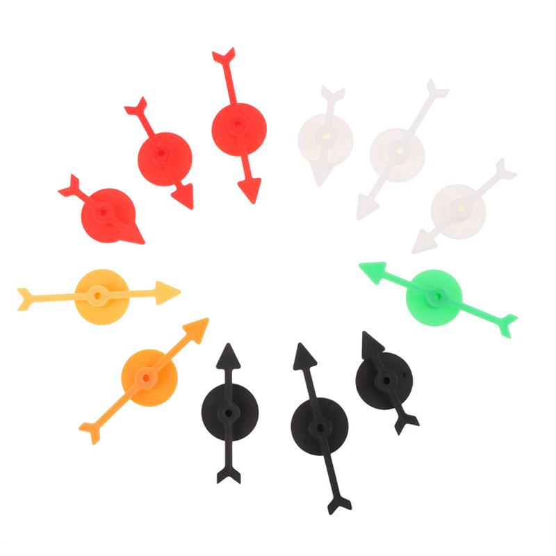 6Pcs Arrow Disc-Spinning Plastic Pawn Chess Board Game And Card Game Accessories