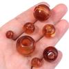 10-200pcs 8/10/12/14/16/18/20mm Acrylic Amber Beads Round Big Hole Loose Spacer Beads For DIY Jewelry Making Bracelets Necklace