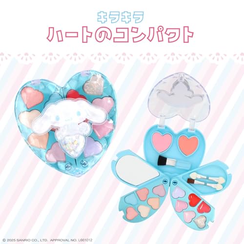 Shobido Sanrio Sparkly Heart Compact Kids' Cosmetics (Cinnamoroll)