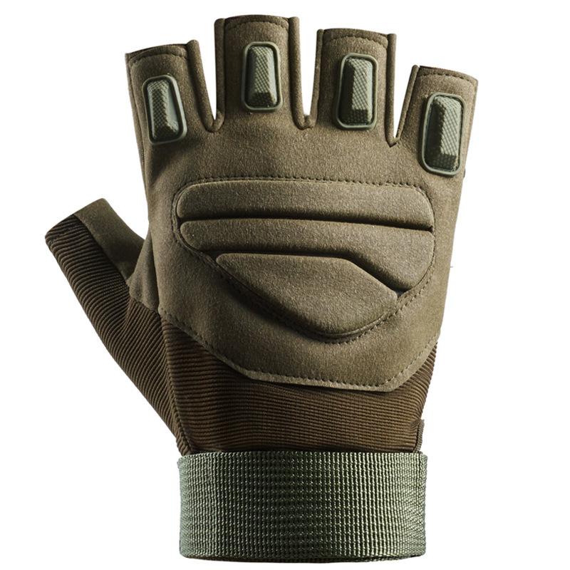 Tactical Gloves Outdoor Cycling Men and Women's Sports Fitness Training Non Slip Breathable Wear-resistant Performance Half Finger Gloves