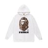 Mens Womens Streetwear Hoodie With Japanese Style Bape Print Loose Fit Cotton Pullover Winter
