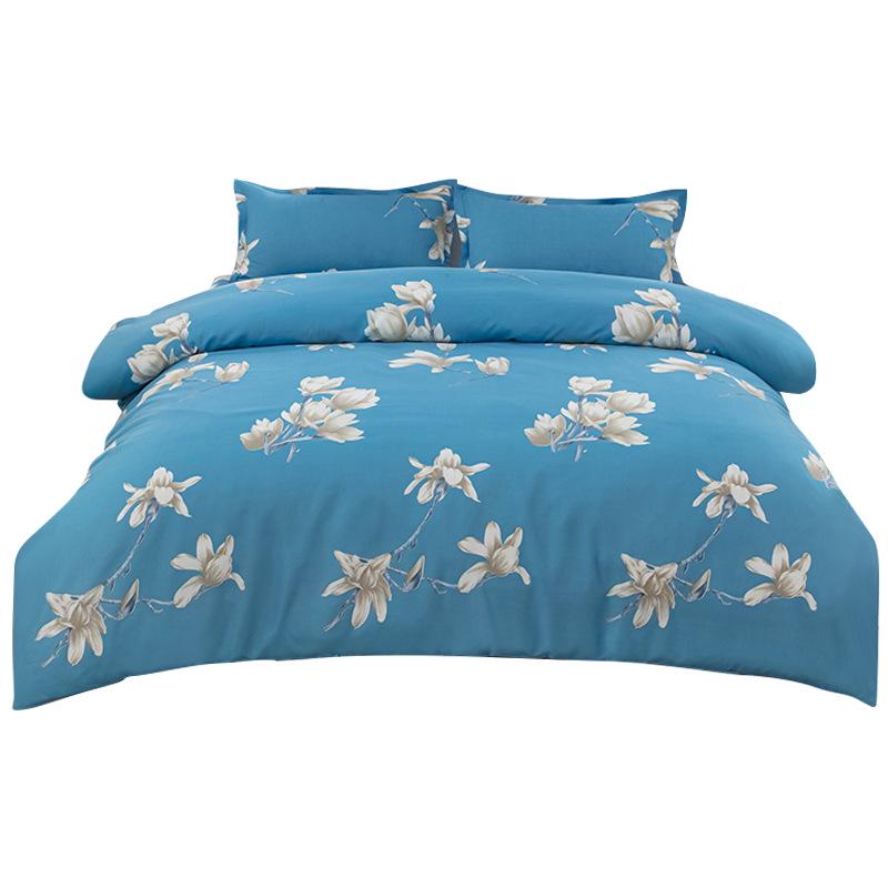 Flannel Duvet Cover Set - Single Piece for Dormitory Bunk Bed, Includes Pillowcase & Double Duvet Cover