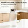 Großvolumige Kaltwasser-Teekanne aus hochborosilicate Glas für Zuhause & KTV