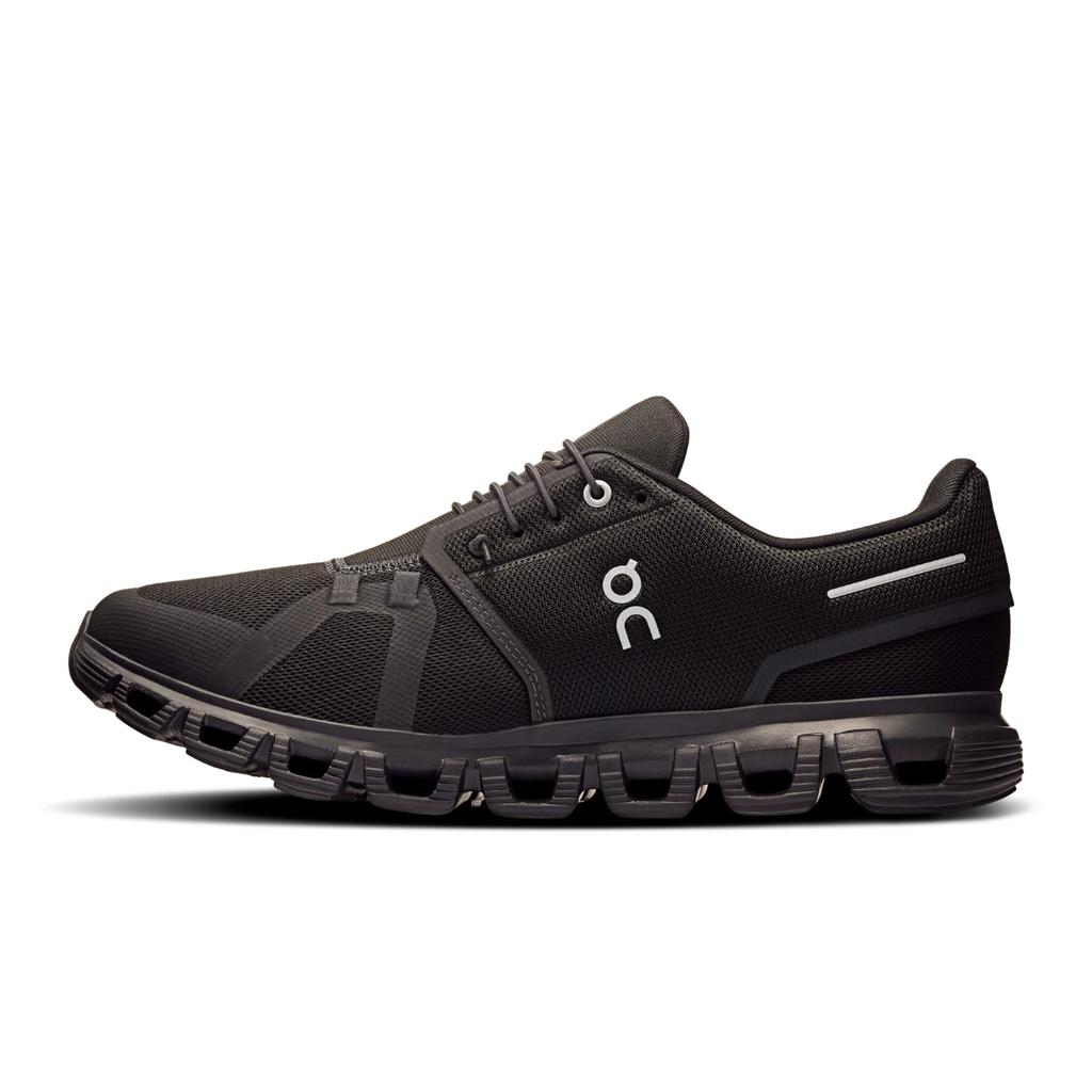On Cloud 6 Running Size Men's Shoes, Black, 25.5cm