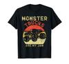 Monster Truck Retro Sunset Vintage Monster Truck Are My Jam T-Shirt