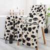Osuška Ultra Soft Cartoon Cow Print Design Silný absorbující vodu Lehký rychleschnoucí ručník