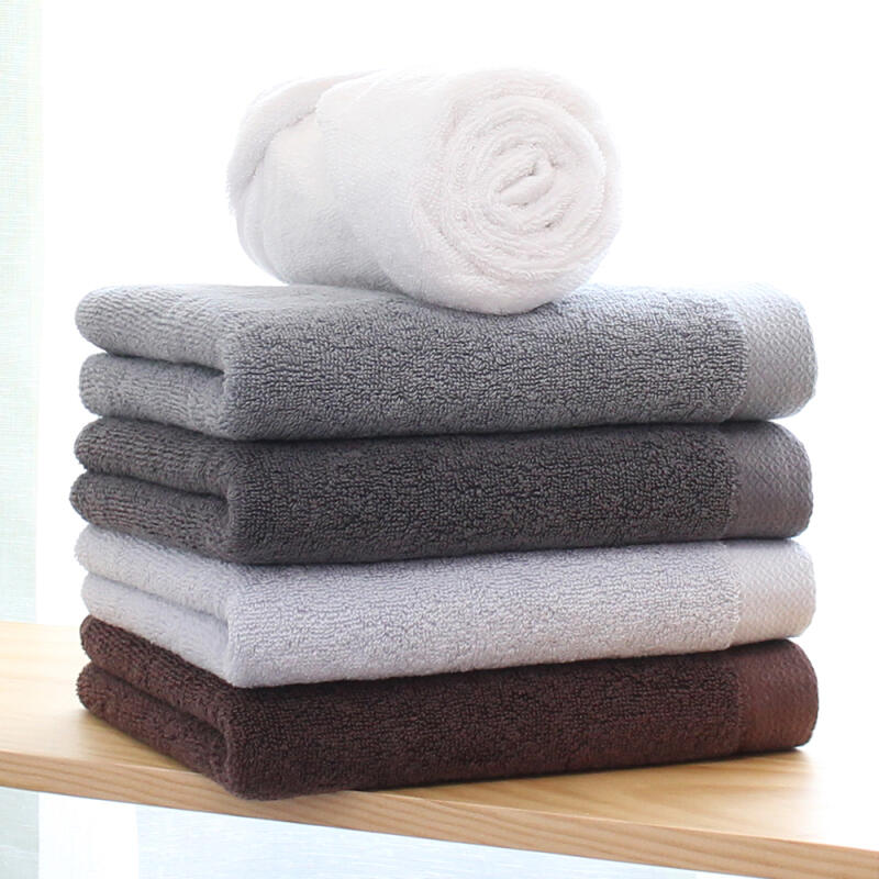 Modern Color 30-Count 170g Luxury Hotel Towel Bathroom Washcloth light gray