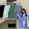 Autumn/Winter 2023 Women's Korean Style Solid Color Button Hoodie Cardigan - Versatile, Lightweight, and Simple Design