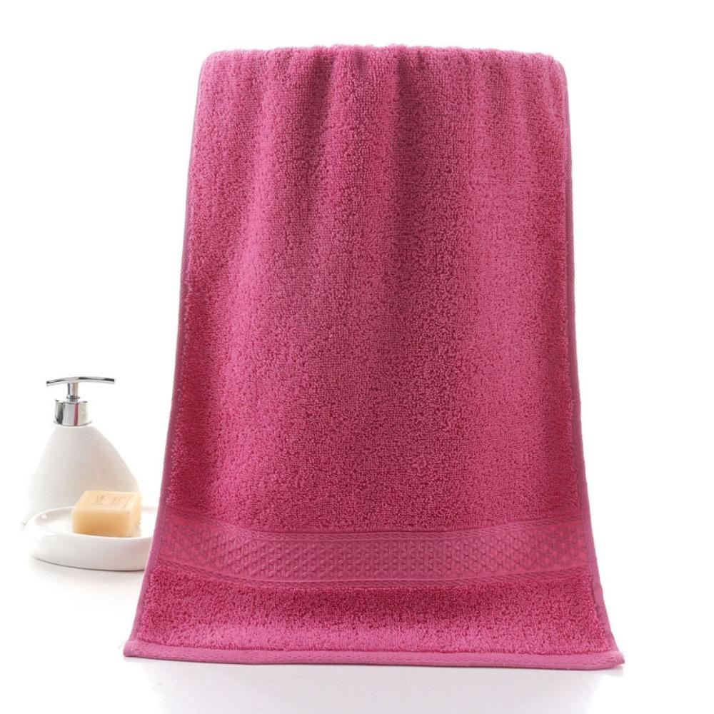 Spot large thickened cotton souvenir towel hotel men's sports face towel plain color broken gear water absorption