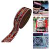 Jacquard Ribbon Clothing Decoration 5M Sewing Ribbon Fabric Embellishment for Pillowcases Clothes Headband Placemats Clothing