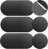 25/50PCS Black Acrylic Ornament Blanks Round 3 Inch Circle Disc for DIY Keychain Crafts Projects Christmas Holiday Hanging Decor