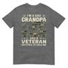 Im A Dad Grandpa And Veteran Fathers Day American Flag TShirt
