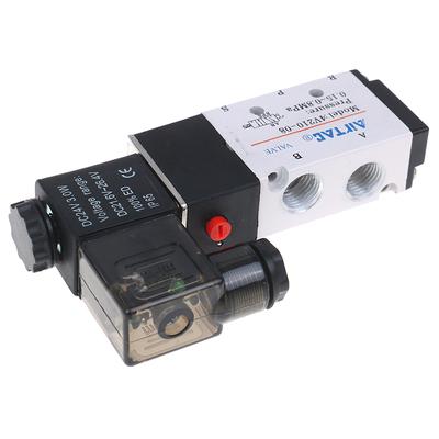 1 szt. 5-drożny 2-pozycyjny zawór elektromagnetyczny Airtac 1/4 '' 4V210-08 Dc24V