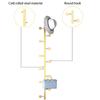 Wall Coat Rack Nordic Luxury Clothes Racks Dressing Rooms Entrance Hall Wall Coat Hook Modern Hangers Living Room Furniture