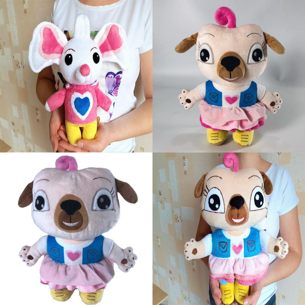 Snuggly Chip And Potato Plush Toy Set Pug Mouse Doll