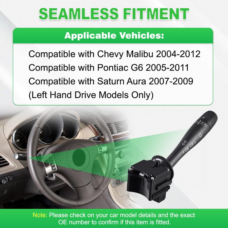 Комбинированный переключатель подрулевой для фар, противотуманных фар, указателей поворота для Chevy Malibu 2004-2012 Pontiac G6 2005-2011