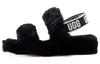 Oh Da Sandale cu Talpă Groasă Negre Femei 1107953-BLK