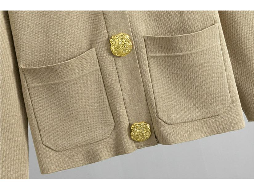 European Style Women's Autumn/Winter Knit Cardigan & Wide-Leg Pants Set